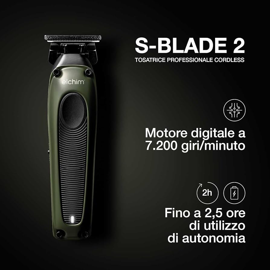 Elchim S-Blade 2: Trimmer Professionale Cordless - immagine 2